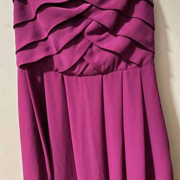 Express Fuchsia Strapless mini Dress size 0 - Picture 7 of 16